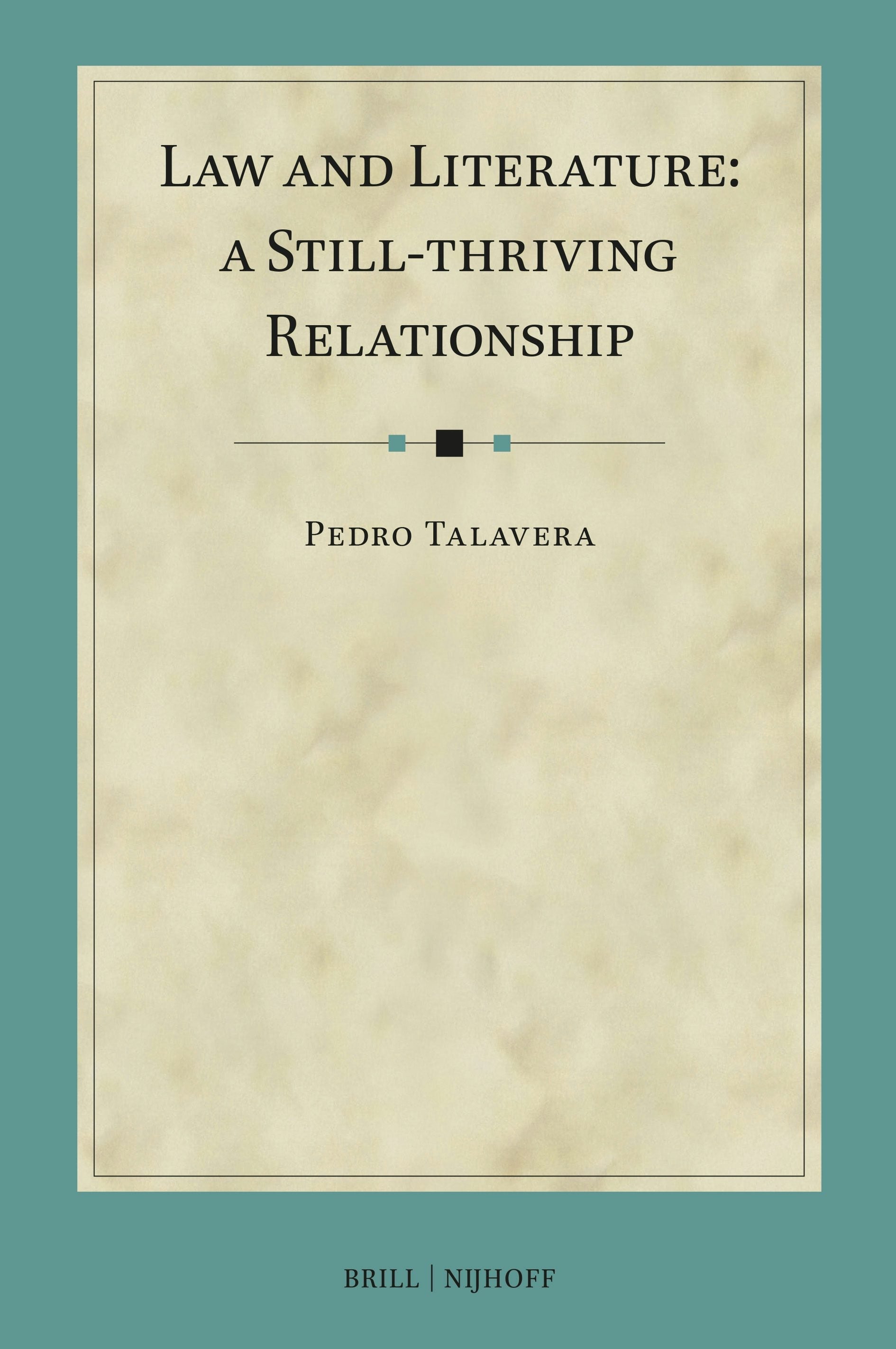 Book cover image for Law and Literature: A Still-thriving Relationship ISBN: 9789004690523